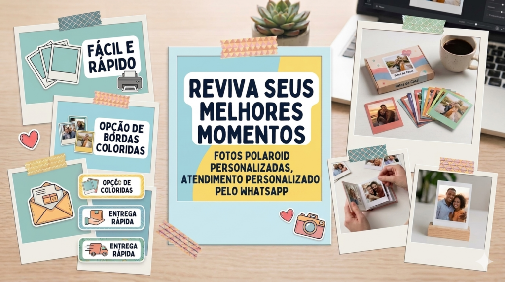 Fotos Polaroid em Natal Para Imprimir KIT com 6 – Retire na Loja