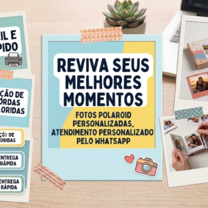 Fotos Polaroid em Natal Para Imprimir KIT com 6 – Retire na Loja
