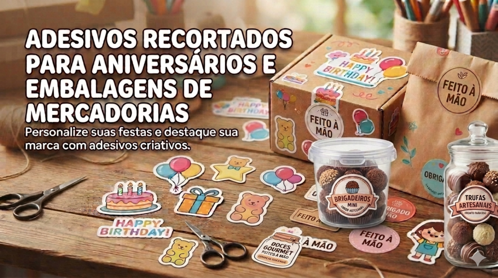Adesivos Recortados Personalizados em Natal