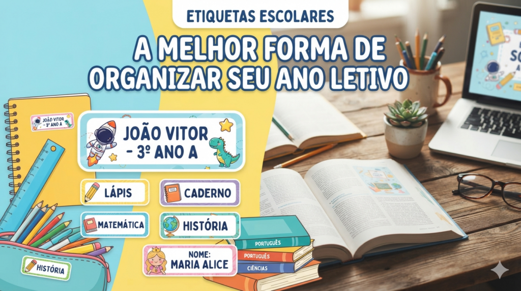Etiquetas escolares em Natal Personalizadas – Retirada Local